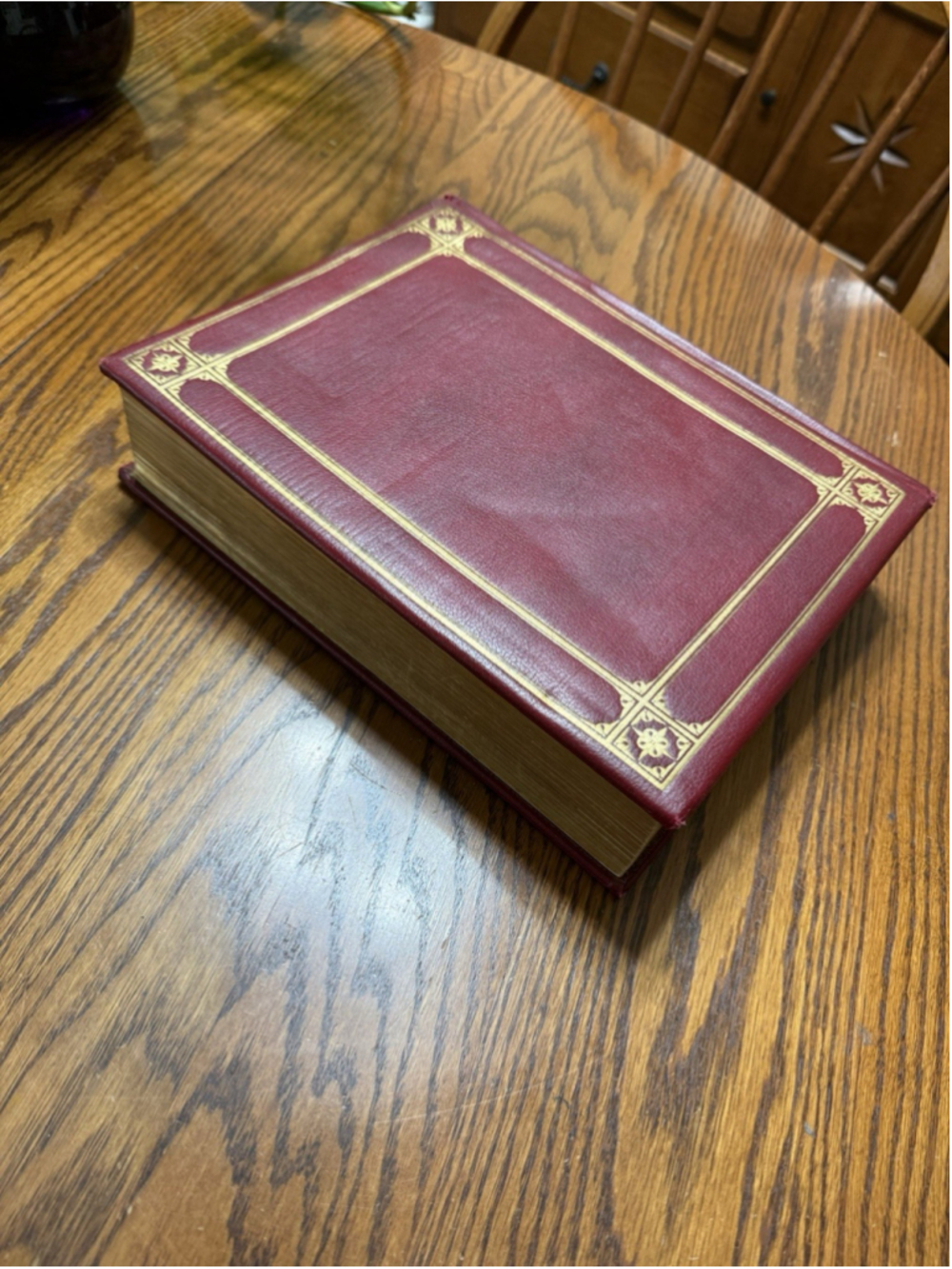 Vintage Holy Bible Large Print Hard Cover - Picture 10 of 13
